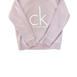 Calvin Klein Women's Soft Pink Crew Neck Sweater